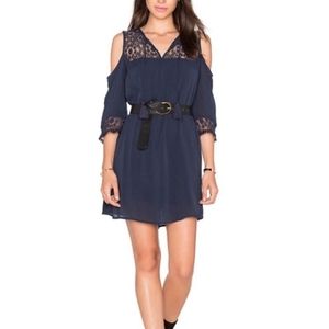 Heartloom Airlia Navy Blue Lace Dress XS